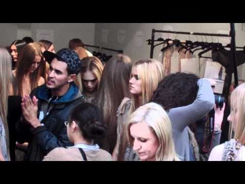 Fashion Broadcasting "Backstage " @ Roberto Cavalli Spring Summer 2010 \ 2011 Milan