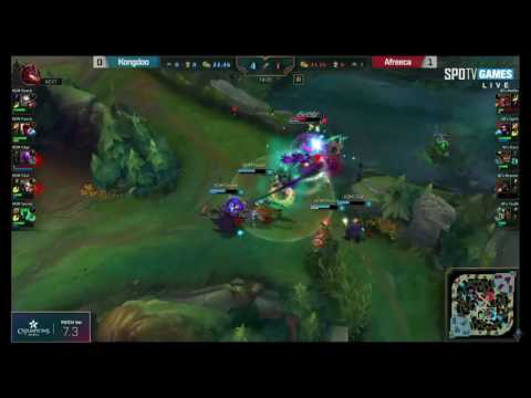 AFS vs KDM Highlights Game 2 LCK Spring 2017