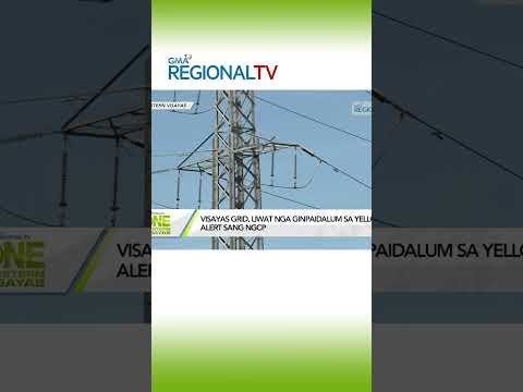 Visayas grid, liwat nga ginpaidalum sa yellow alert sang NGCP #shorts GMA Regional TV