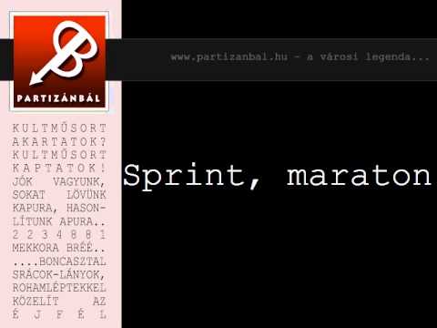 Partizánbál 304 - Sprint, maraton