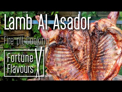 FORTUNE FLAVOURS cooks lamb Al Asador