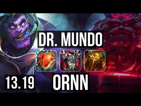 DR. MUNDO vs ORNN (TOP) | 1.7M mastery, 700+ games, 4/2/8 | EUW Master | 13.19