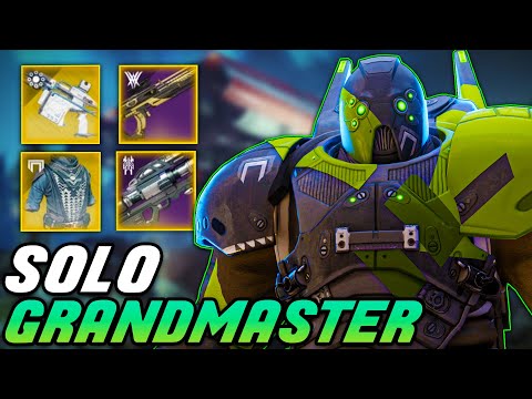 Solo Grandmaster Nightfall The Arms Dealer (Solar Warlock) [Destiny 2]