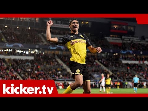 "Er ist eine Waffe": Favre überrascht Reus und Matchwinner Hakimi | kicker.tv