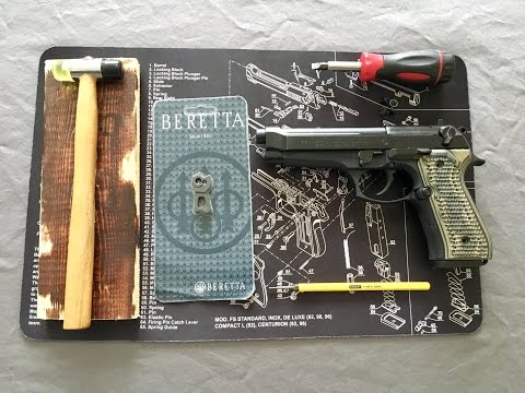 Beretta 92FS Skeletonized Hammer Installation