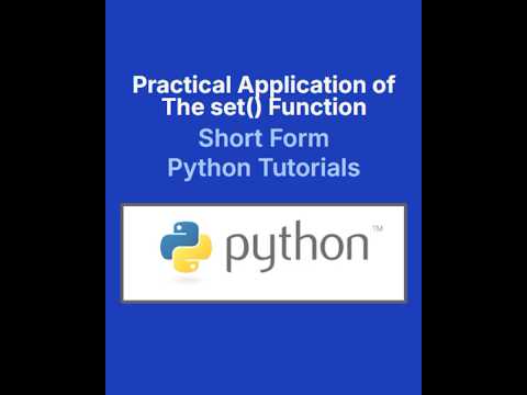 Python Set Function Tutorial Remove Duplicates Set Operations For Beginners