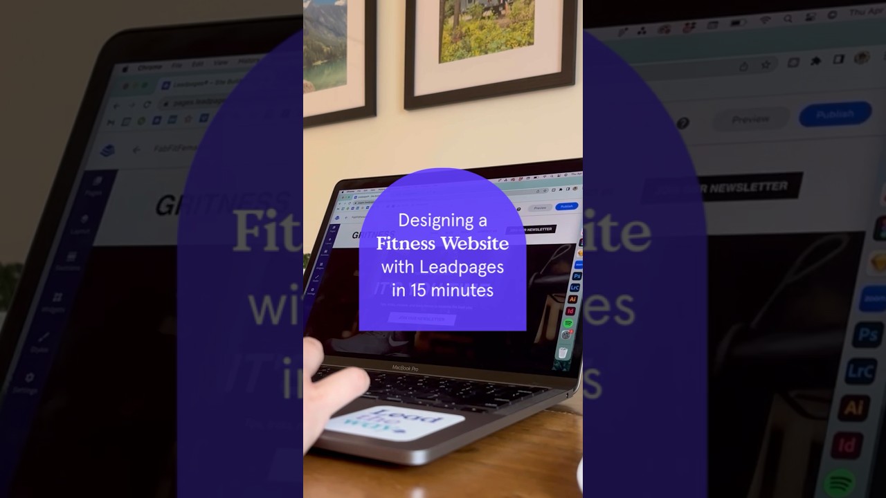 Design a fitness website with Leadpages in 15 minutes! video thumbnail