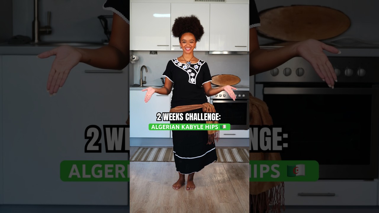 2 WEEKS CHALLENGE: ALGERIAN KABYLE HIPS 🇩🇿 #dance #inesouqs #kabyle