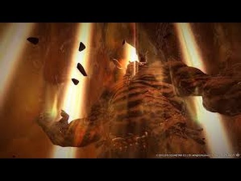 Final Fantasy XIV:ARR-The Navel (Hard) [Titan Primal] :+: WhiteMage Gameplay :+: