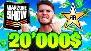 UNE GAME A 20,000$ par ROCKSTAR ENERGY 🏆 (WARZONE SHOW)