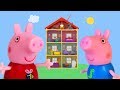 Peppa Pig Hiding Game Family And Friends Hiding In Home Playset