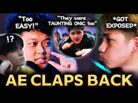 AE Yazukee Nino Hijume and  Arfy were SO FIRED UP that they HUMBLED YG for TAUNTING Kairi & Onic!