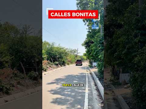 Así luce la calle nueva de Punta Jocote en La Unión El Salvador