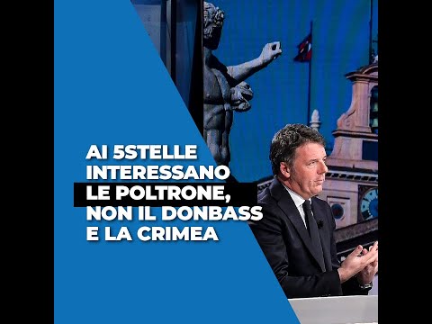 Ai 5Stelle interessano le poltrone, non il Donbass e la Crimea