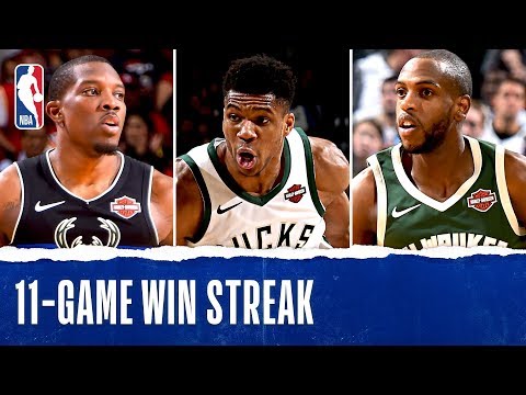 Best Of 11-Game Win Streak For Milwaukee Bucks
