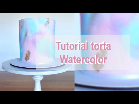 ✨ Tutorial Torta técnica Watercolor ✨