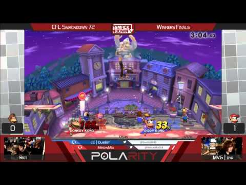 CFLS72 - Riot (Donnkey Kong/Bayonetta) vs MVG | Dyr (Diddy Kong) - WF