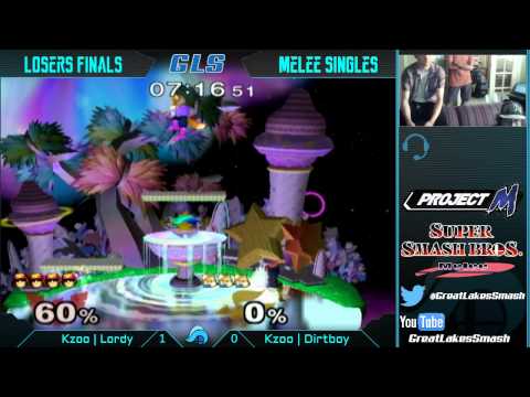 Manor Smash Melee Losers Finals - Kzoo | Lordy (Falcon/Falco) vs. Kzoo | Dirtboy (Fox)