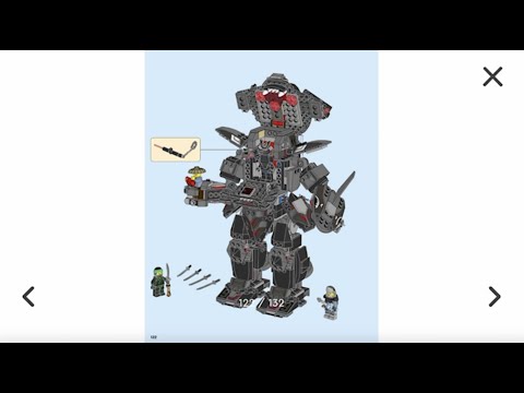 The LEGO Ninjago Movie Garma Mecha Man 70613 Building Instructions
