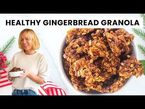 Healthy Gingerbread Granola Recipe | Low-Sugar, Crunchy & Cozy Breakfast