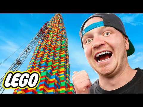 I Built The World's Largest Lego Tower!