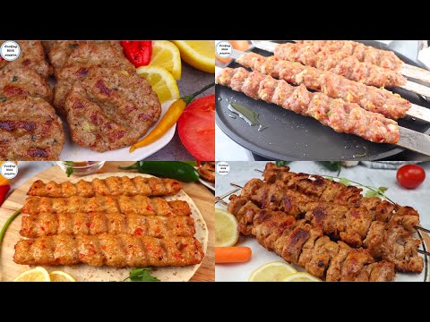 4 Popular Turkish Kebab Recipes Of Cooking With Passion, Turkish Chicken Kebab, Turkish Adana Kebab