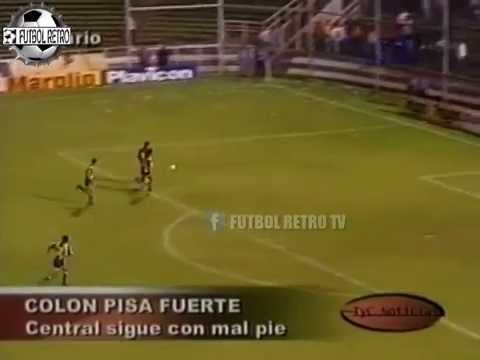 Rosario Central 0 vs Colon 3 CLAUSURA 1999 Aguilar, Fuentes, Trimarchi