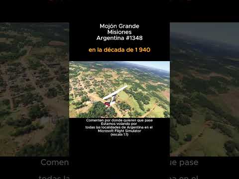 Mojón Grande, Misiones desde el Microsoft Flight Simulator #mojongrande #misiones #msfs #argentina