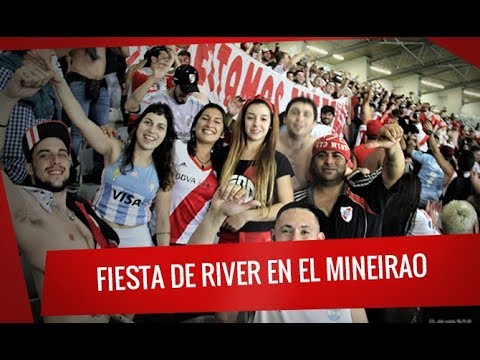 "La fiesta de los hinchas de River en Brasil ante Cruzeiro - Libertadores 2019" Barra: Los Borrachos del Tablón • Club: River Plate