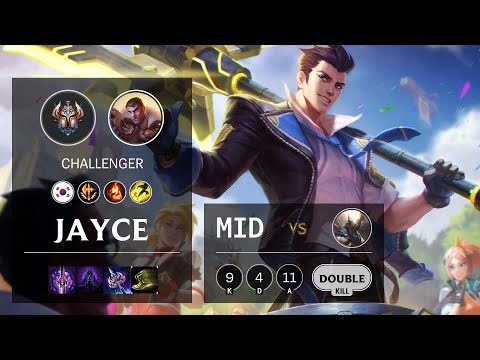 Jayce Mid vs Pantheon - KR Challenger Patch 10.18