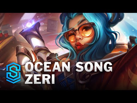Ocean Song Zeri Skin Spotlight - League of Legends