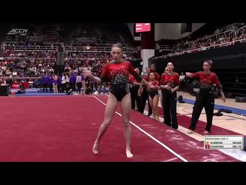 Ana Barbosu 9.925 Floor Stanford vs Clemson 1-25-26