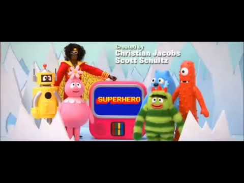 Yo Gabba Gabba 306 Superhero Title Card (2010)