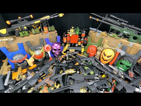 Special Costume Masks, Toy Guns, Dangerous Toy Bead Launching Weapons And Equipment For Parties