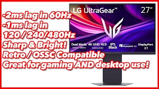 LG UltraGear 27G850A-B - Lag Test & Review