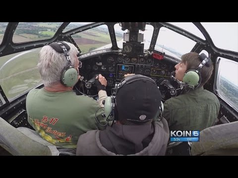 WWII era aircraft on display at Aurora Airpor