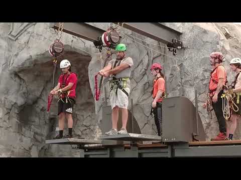 Free Fall at Bolder Adventure Park Near Dallas, Tx.