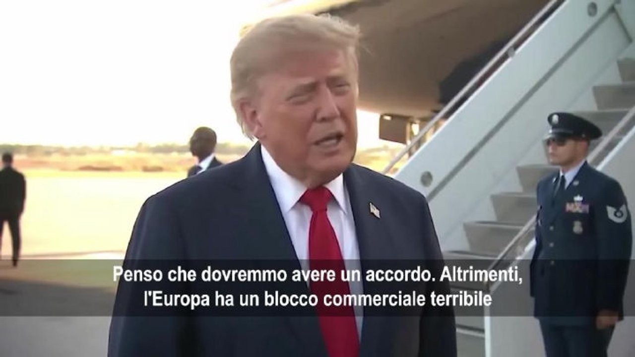 Trump su Canada primo membro associato Ue: Se atto ostile imporremo dazi molto pesanti all'Europa