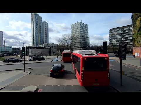 London BUS Ride 🚌 Route 35 - SHOREDITCH to CLAPHAM JUNCTION via Brixton Station, Clapham Common