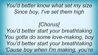 Lisa Stansfield - Breathtaking Lyrics