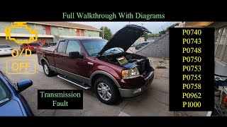 2004–2008 Ford F-150 Transmission Connector Issue Causing Multiple Codes FIXED