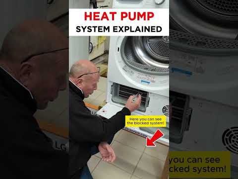 How Your HEAT PUMP Tumble Dryer WORKS? Heat Pump Technology EXPLAINED  #homeappliance #diy