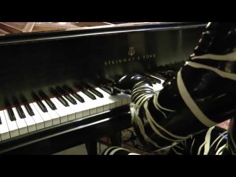 Zee Plays Joplin  B&W Horse Pony Mask