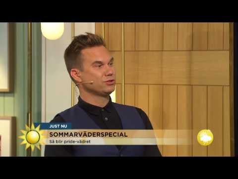 Så blir Pride-vädret - Nyhetsmorgon (TV4)