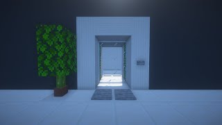 【マイクラ】自動ドアの作り方！