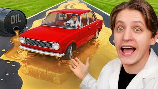 Лужа Масла Vs Машина