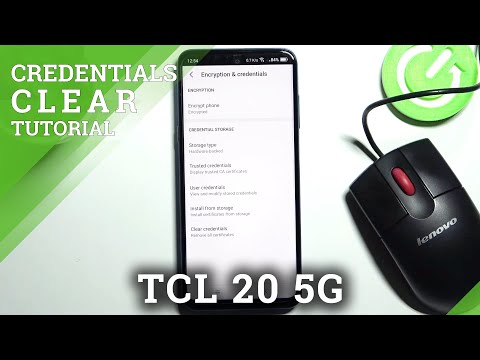 How to Clear Credentials on TCL 20 5G – Remove All Credentials