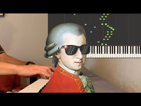 Fazil Say - Jazz Fantasy on Mozart (Turkish March) with Synthesia