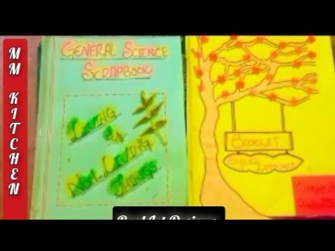 How to make a simple booklet (Beautiful booklet design for school project) By @MM Kitchen