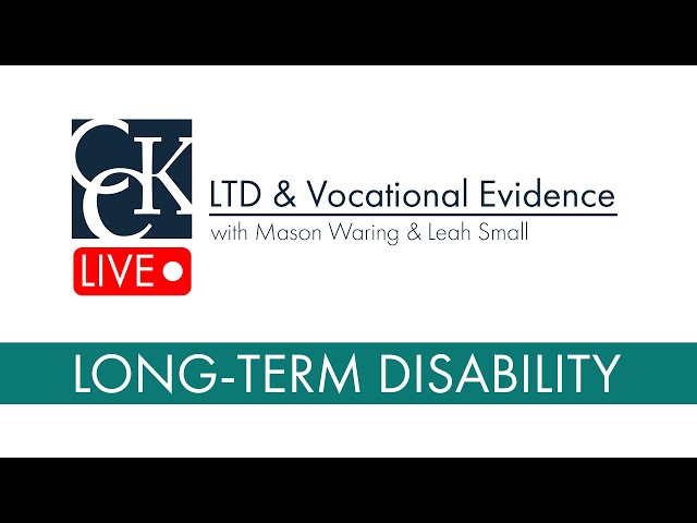 Long-Term Disability and Vocational Evidence